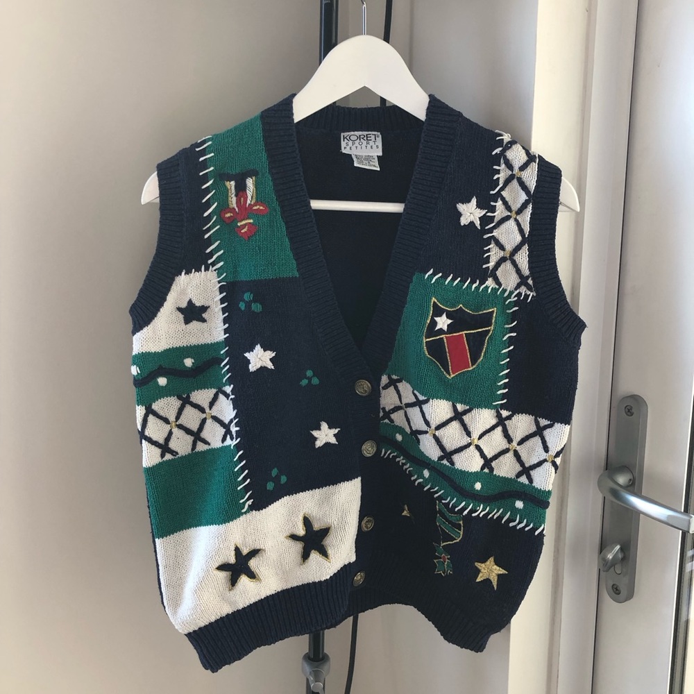 Festive, Kitchy Sweater Vest